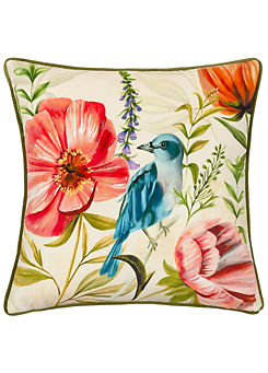Nature Nectar Garden Bluebird 43x43cm Cushion by Wylder