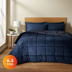 Navy Cosy Cord 6.5 Tog Coverless Duvet by Catherine Lansfield