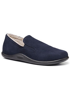 Navy Relax Men’s Slippers by Hotter
