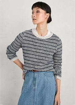 Navy Wall Penny Striped Jumper by Seasalt Cornwall