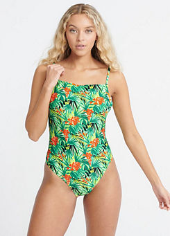 Neo Tropic Square Cut Swimsuit by Superdry