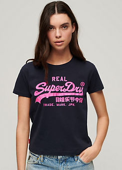 Neon Vl Graphic Fitted T-Shirt by Superdry