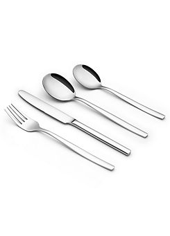 New York 16 Pieces Stainless Steel Cutlery Set by Jomafe