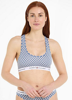 Non Wired Patterned Bralette by Tommy Hilfiger