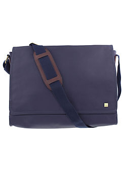 Northway Coated Canvas Laptop Bag Navy by Storm London
