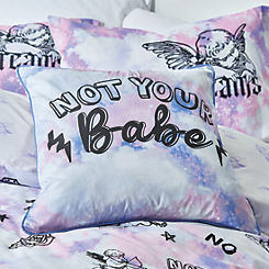Not Your Babe Filled Cushion by Sassy B