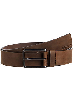 Nubuck Leather Belt by Calvin Klein