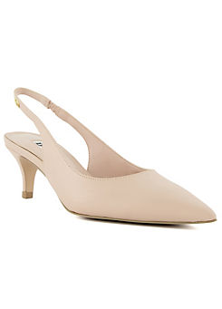 Nude Capitol Slingback Court Shoes by Dune London