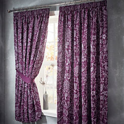 Oak Tree Plum Standard Header Curtains by Portfolio Home