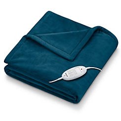 Ocean Blue Cosy Heated Snuggie Throw by Beurer