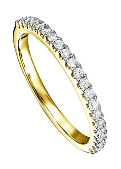 Odette 9ct Yellow Gold 0.25ct Lab Grown Diamond Ring by Created Brilliance