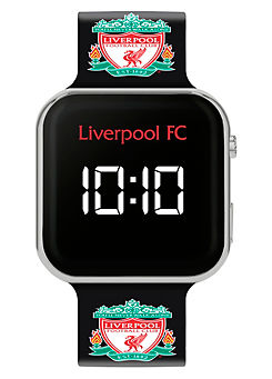 Official Black LED Watch by Liverpool FC