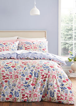 Olivia Floral 100% Cotton 200 Thread Count Duvet Cover Set  by Bianca
