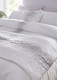 Ombre Sequin Silver Runner by Freemans Home