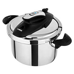 One-Touch Ultima 6 Litre Stainless Steel Pressure Cooker by Tower