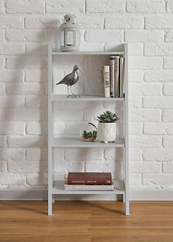 Oregon 4-Tier Ladder-Style Tapered Shelving Unit by Lloyd Pascal