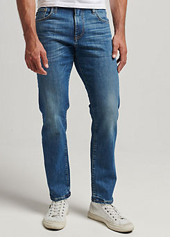 Organic Cotton Slim Straight Jeans by Superdry