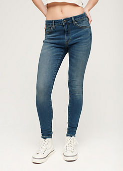 Organic Cotton Vintage Mid Rise Skinny Jeans by Superdry