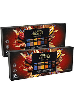 Organic Pack of 2 Classic Collection 180g by Green & Blacks