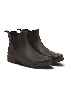Original Black Refined Chelsea Boots by Hunter