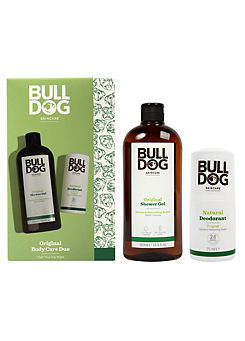 Original Body Care Duo - Shower Gel 500ml & Natural Deodorant 75ml by Bulldog