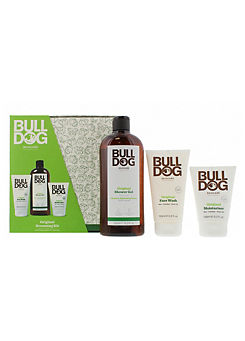Original Grooming Kit - Shower Gel 500ml, Face Wash 150ml & Moisturiser 100ml by Bulldog