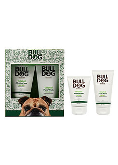 Original Skincare Duo - Moisturiser 100ml & Face Wash 150ml by Bulldog