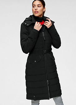 Oslo Long Quilted Coat by Alpenblitz