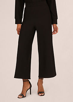 Ottoman Rib Knit Pull On Trousers by Adrianna Papell
