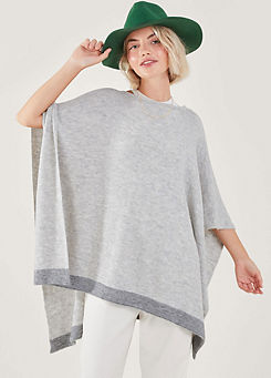 Oversized Poncho by Accessorize