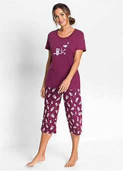 Owl Print Pyjamas by bonprix