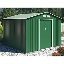 Oxford Green Shed 9x8 by Royalcraft