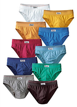 Pack Of 10 Briefs by Le Jogger