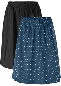 Pack Of 2 Mini Skirts by bonprix