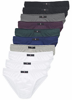 Pack of 10 Mini Briefs by H.I.S