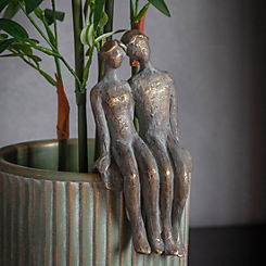 Pack of 2 Bronze Togetherness Pot Hanger by Chic Living