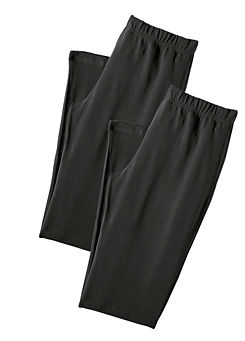 Pack of 2 Capri Trousers by Vivance Active