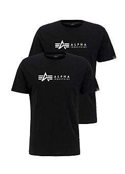 Pack of 2 Crew Neck T-Shirts by Alpha Industries