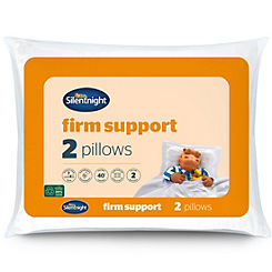 Pack of 2 Firm Support Pillows by Silentnight