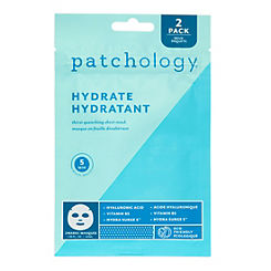Pack of 2 Flash Masque Hydrate Sheet Mask by Patchology