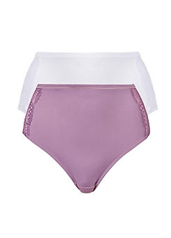Pack of 2 Grace Full Knickers by Cotton Traders
