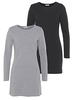 Pack of 2 Jersey Dress by FlashLights