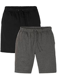 Pack of 2 Jersey Shorts by bonprix
