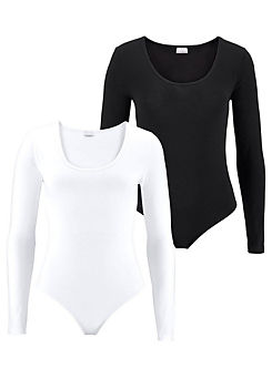 Pack of 2 Long Sleeve Bodies by Vivance