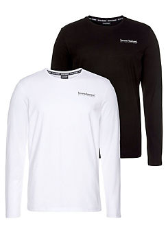 Pack of 2 Long Sleeve Tops by Bruno Banani