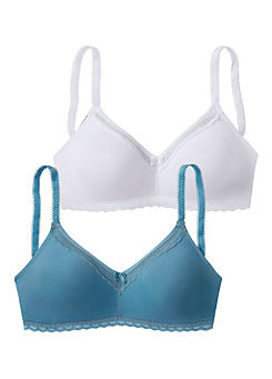 Pack of 2 Non-Wired Bras by Nuance