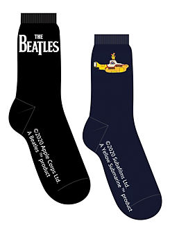Pack of 2 Officially Licensed Men’s Socks by The Beatles