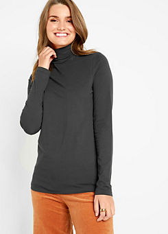 Pack of 2 Polo Neck Tops by bonprix