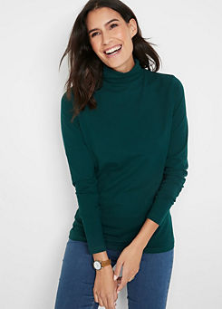 Pack of 2 Polo Neck Tops by bonprix