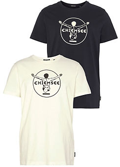 Pack of 2 Printed T-Shirt by Chiemsee